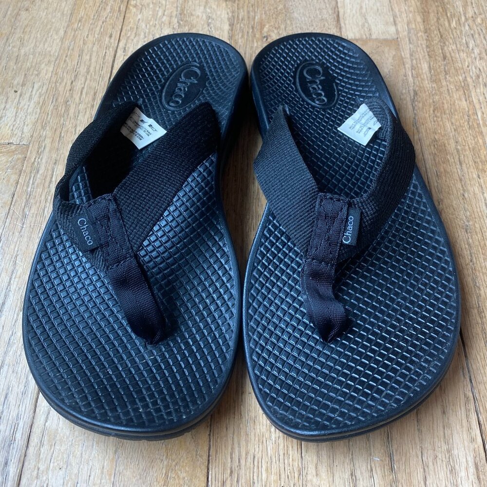 Chaco Women's Black Size 8 Flip Flops Sandals